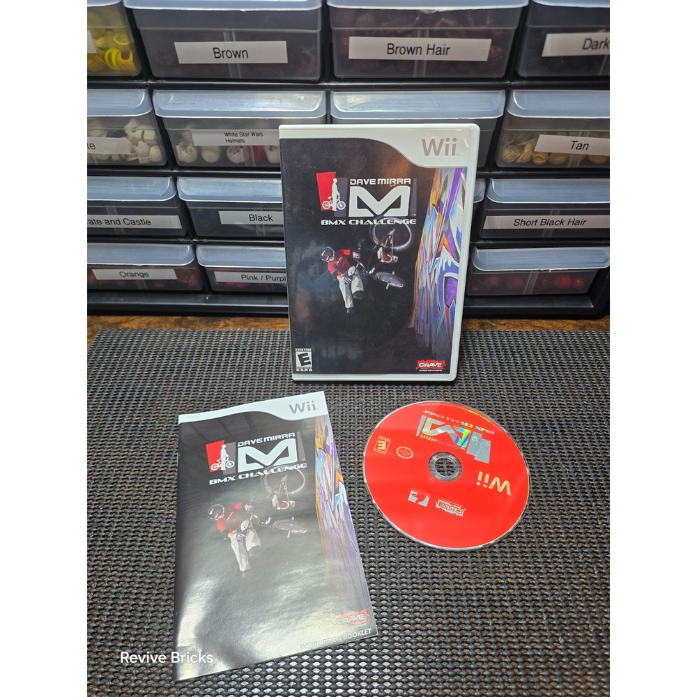 Dave Mirra BMX Challenge (Nintendo Wii, 2007) CIB Complete Tested Working Great